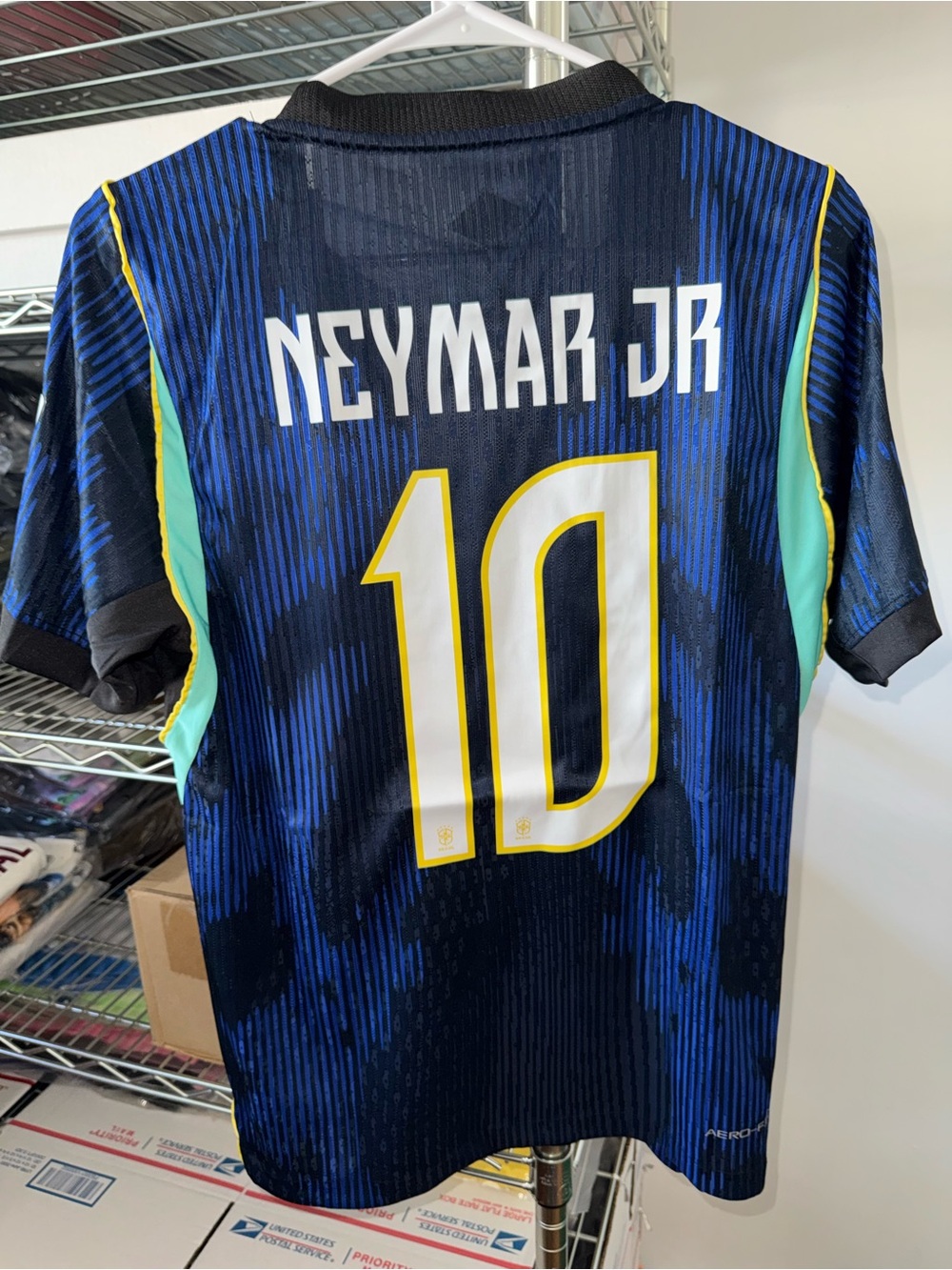 Nike Brazil 2026 #10 Neymar Jr Men’s Away Soccer Jersey 🆕